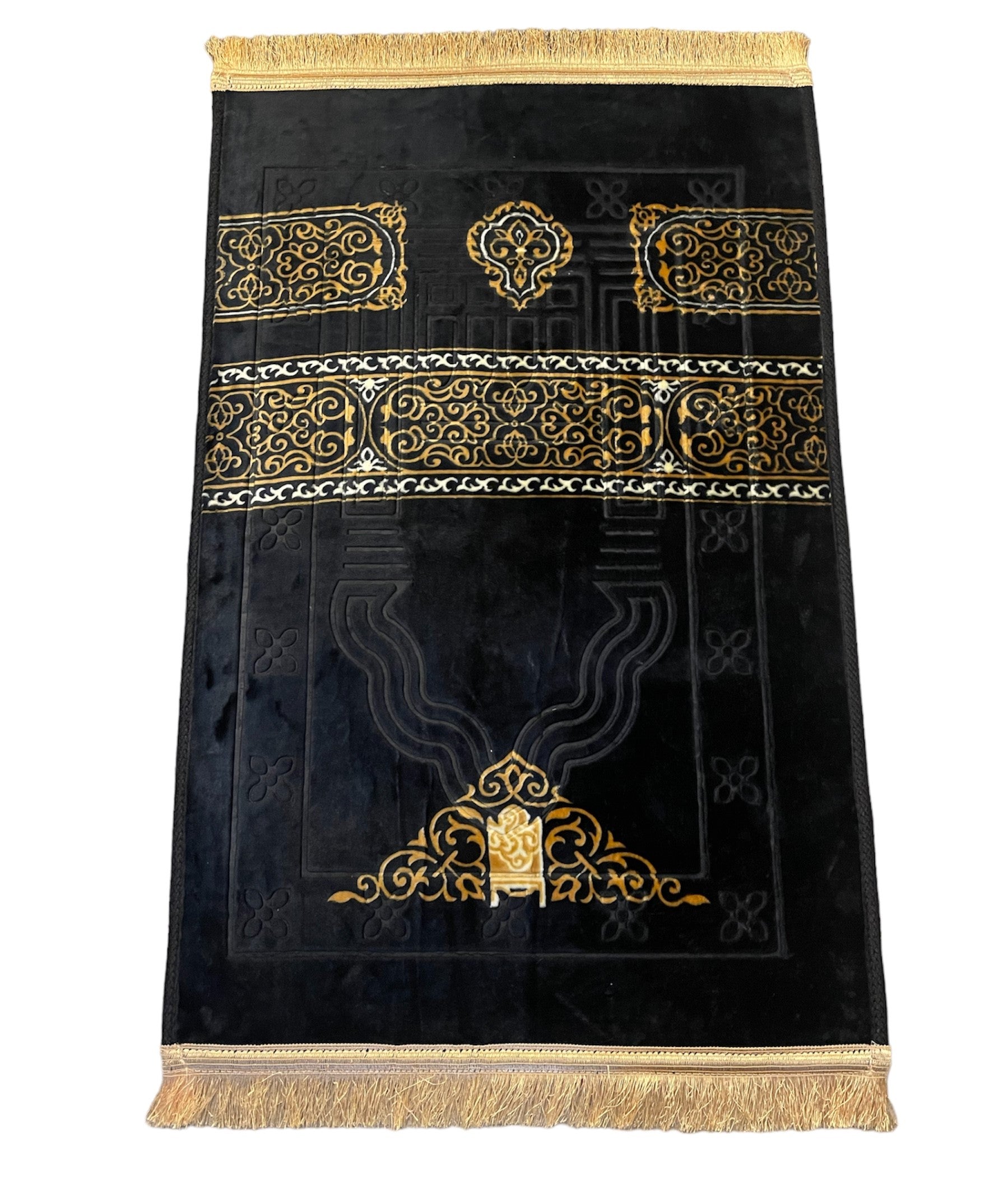 Prayer Mat Islam Worship Blanket Rug Soft Plush Thicken Rug