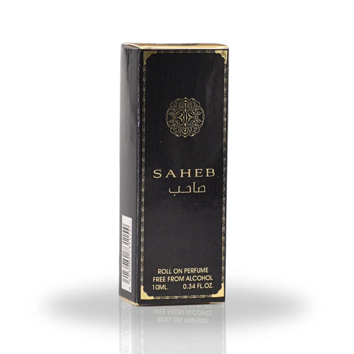 Saheb Roll-On Perfume Oil - CPO 10ML (0.34OZ) By Ard Al Zaafaran | Long Lasting, Miniature Perfume Oil For Men & Women.-theislamicshop.com