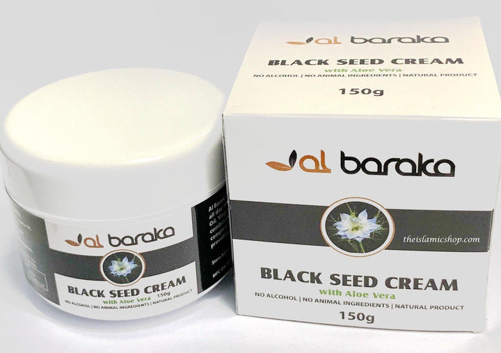 Al Baraka Black Seed Cream With Aloe Vera 100% Halal And And Natural Almost gone - The Islamic Shop