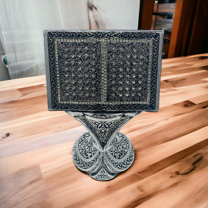 Islamic Table Decor Quran Open Book Allah Name- theislamicshop.com ...