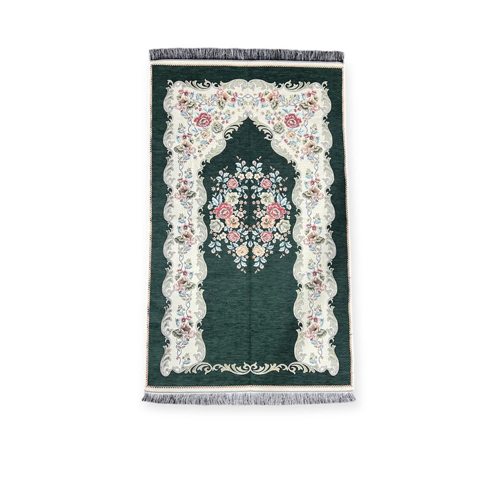 Chenille Jaynamaz salah prayer rug Turklish prayer mat Different Colour-TheIslamicshop.com