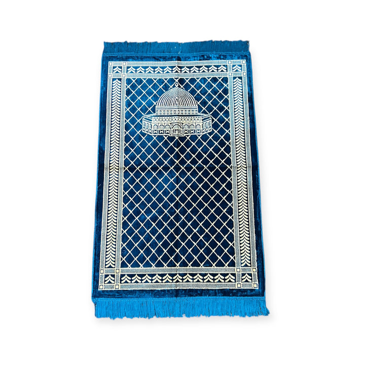 Masjid Aqsa Desgin  Prayer Mat Sajjadah Jaynamaz Salah Prayer Rug Turklish-TheIslamicshop.com