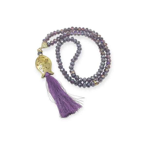 Turkish Crystal Prayer Beads, Tasbih, Misbaha, Eid Islamic Gift, worry beads