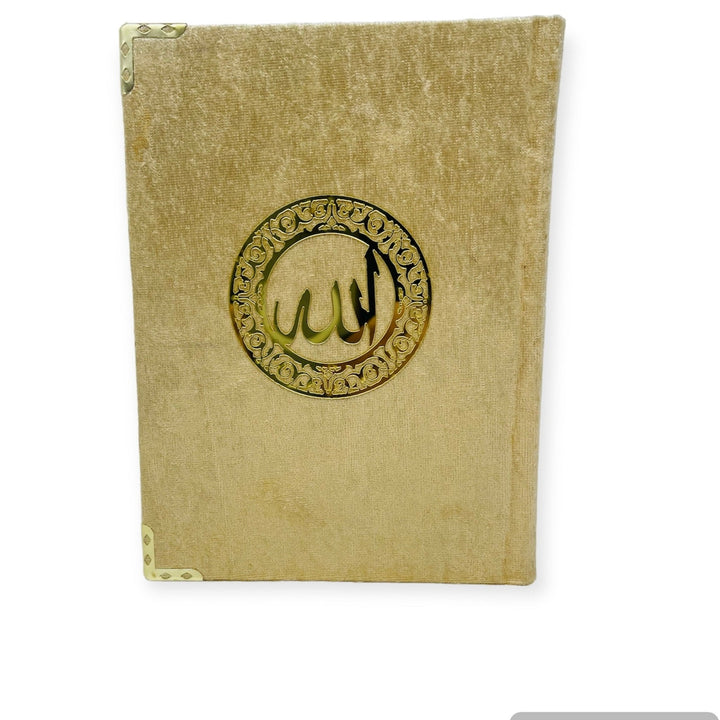 Indo Pak 15 line Quran High Quality Paper A5-20x14cm Gold-theislamicshop.com