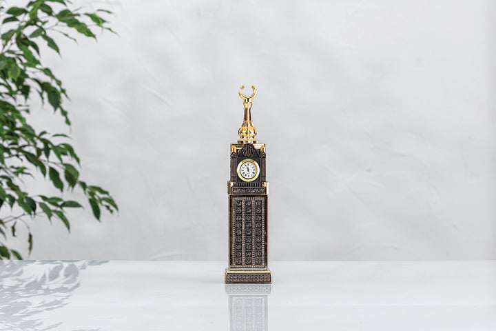 Clock Tower Gold Ornament 6X24 CM-theislamicshop.com