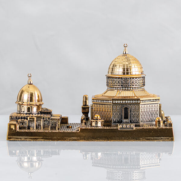 Masjid Aqsa Islamic Table Ornament Gold-theislamicshop.com