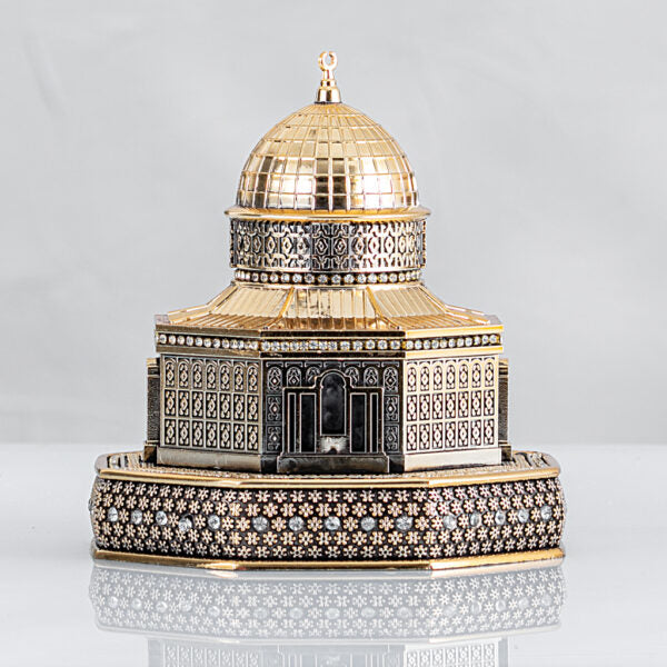 Beautiful Replica of Al Aqsa Ornament Silver Gold-theislamicshop.com