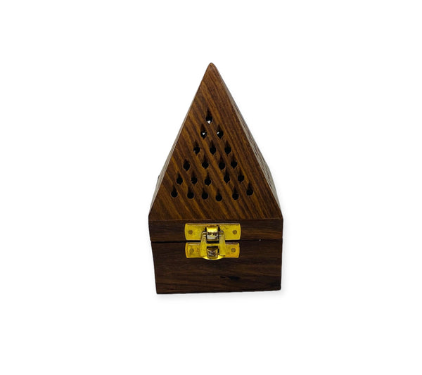Bakhoor Burner Wood Arabic Mini for Incense Oud, Small