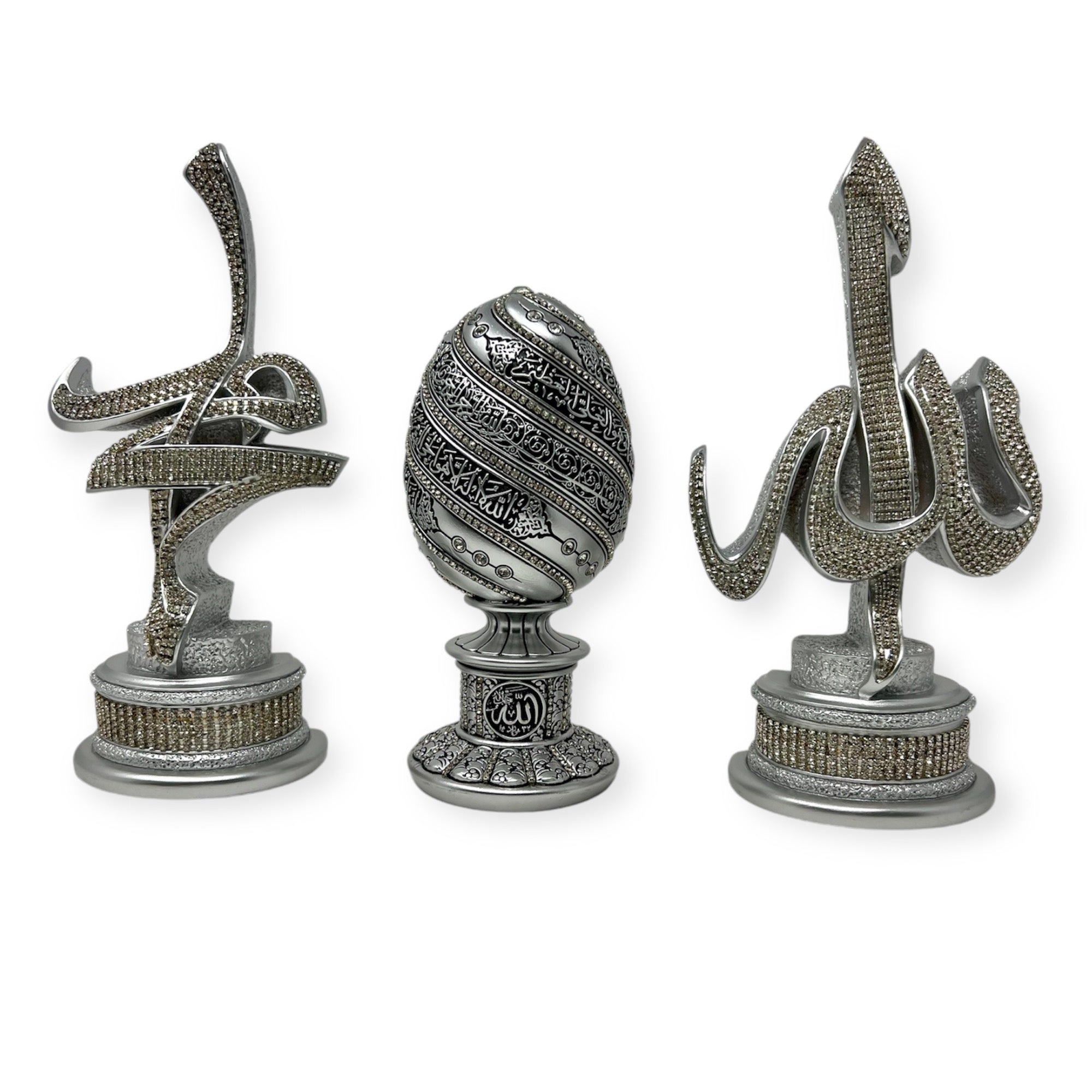 Shaivya Islamic Wall Décor, Arabic Calligraphy, Allah Muhammad Name - Foto 4