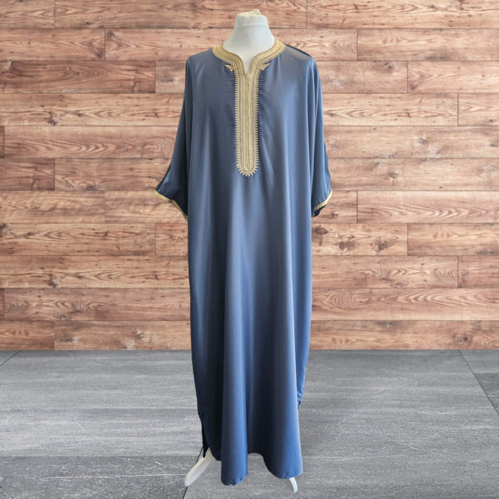 A Dishdash Robe Moroccan Thobe Gown Robe Kaftan Dishdasha Kurta Shirt Long Men ...