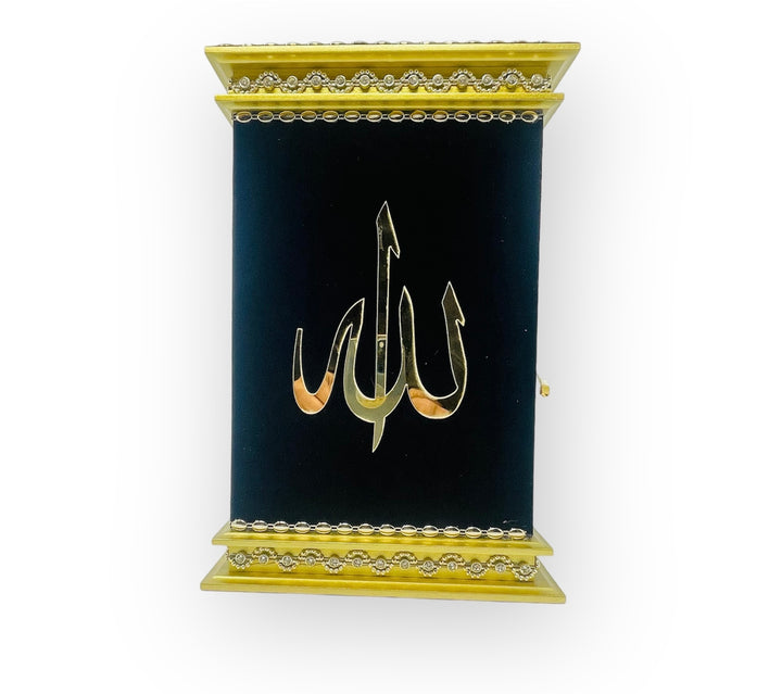 A Beautiful Holy Quran Gift Set -Black Gold-theislamicshop.com