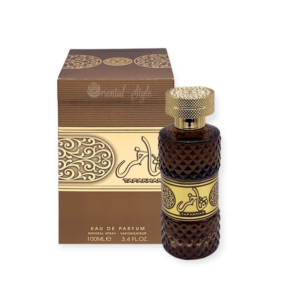 Tafakhar 100ml by Ard Al Zaafaran Arabian Fragrance Rose Amber Oud Scent Unisex