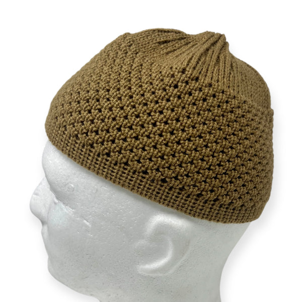 Muslim Kufi Turkish woolly Prayer Hat-theislamicshop.com