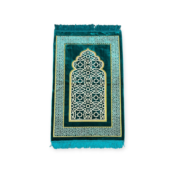 Ottoman Design Prayer Mat Turkish Sajida Salah Rug-TheIslamicshop.com