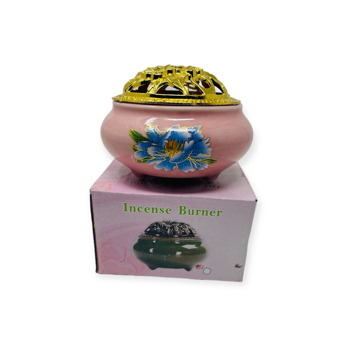 Incense Bakhoor Oudh Burner Pink-theislamicshop.com