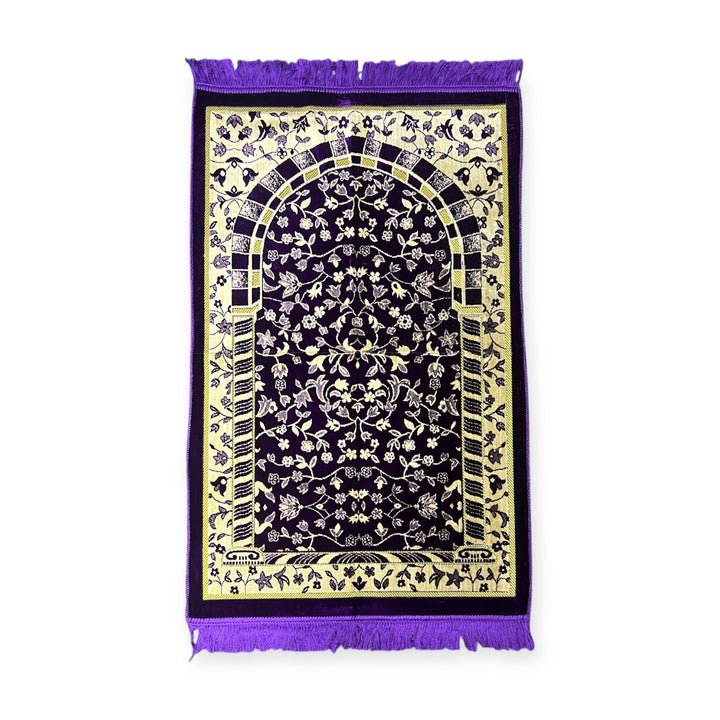 Rawda disign prayer mat sajjadah jaynamaz salah prayer rug Turklish prayer mat-TheIslamicshop.com