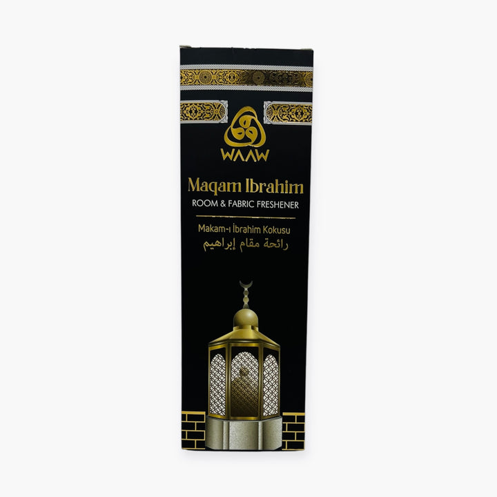 Maqam Ibrahim Room & Fabric Freshener 400ml – alcohol-free spray in decorative box