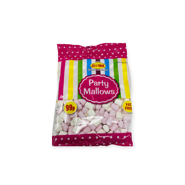 Party Chamallow Pink & White Marshmallows 120gr Small Size