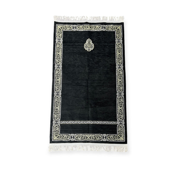 Chenille prayer mat Jaynamaz salah prayer rug Turkish-TheIslamicshop.com