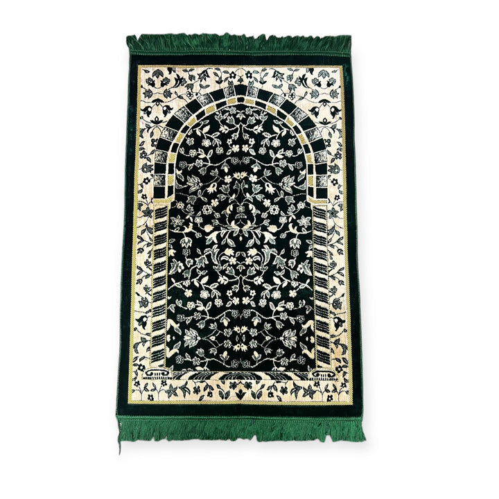 Rawda disign prayer mat sajjadah jaynamaz salah prayer rug Turklish prayer mat-TheIslamicshop.com