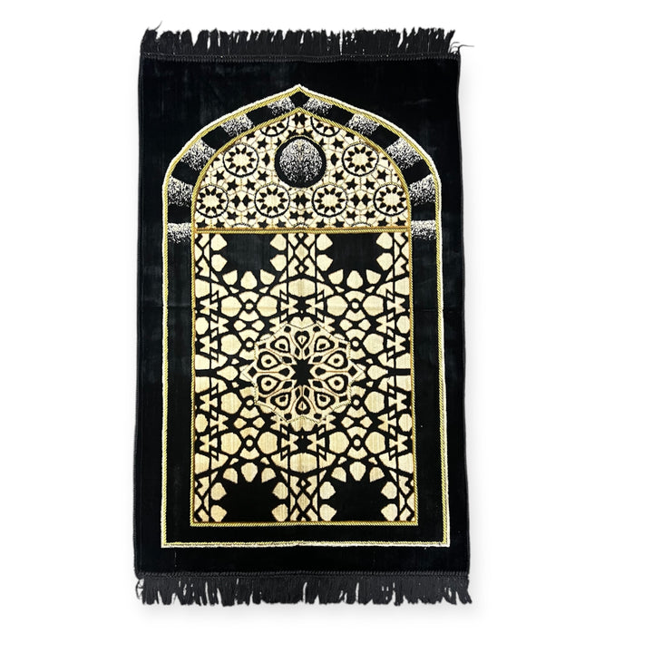 Soft Rawda disign prayer mat sajjadah jaynamaz salah prayer rug Turklish prayer mat-TheIslamicshop.com