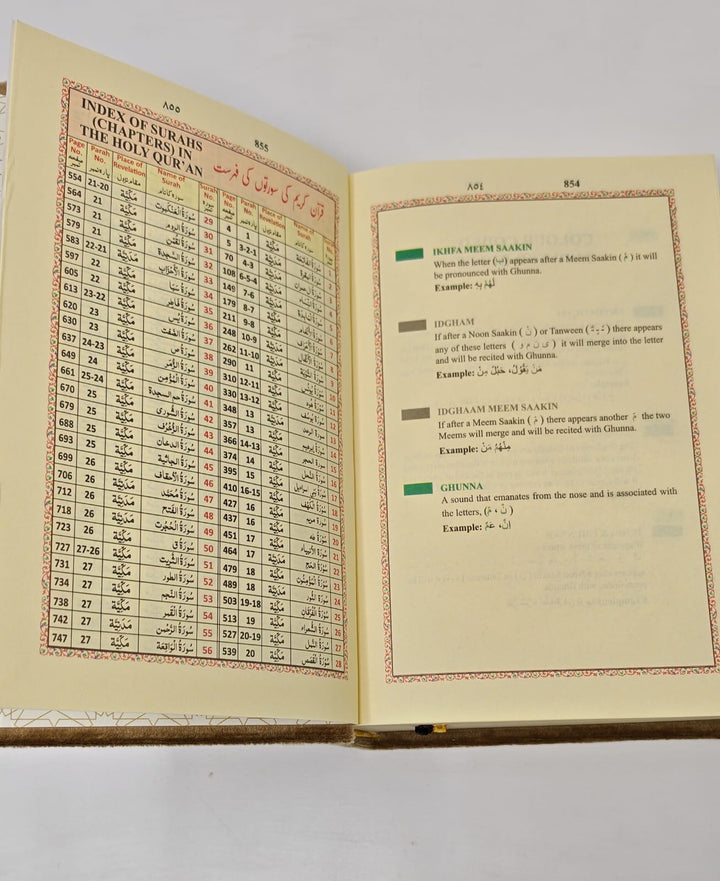 Colour Coded Tajweed Quran in 13 Line Indo Pak Script-theislamicshop.com