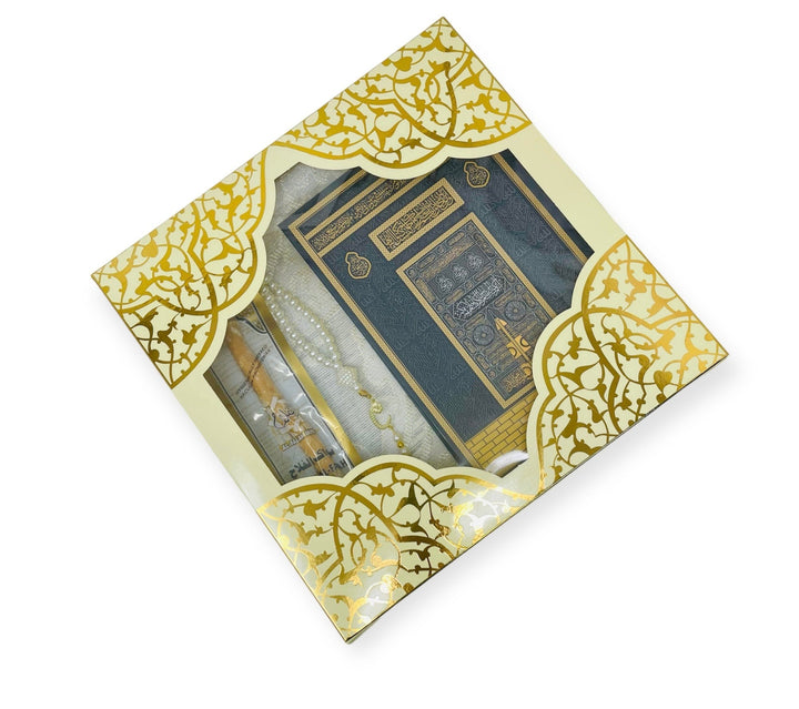 Islamic Gift set Prayer mat, Tasbeeh & Miswak Gift Box -theislamicshop.com