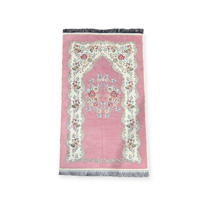 Chenille Jaynamaz salah prayer rug Turklish prayer mat Different Colour-TheIslamicshop.com