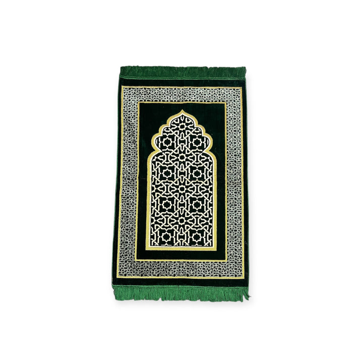 Ottoman Design Prayer Mat Turkish Sajida Salah Rug-TheIslamicshop.com