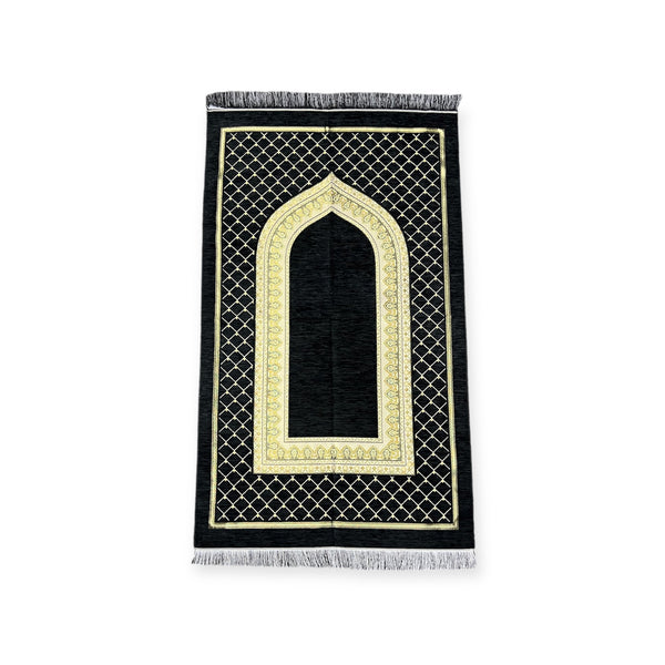 Chenille Jaynamaz salah prayer rug Turklish prayer mat-TheIslamicshop.com