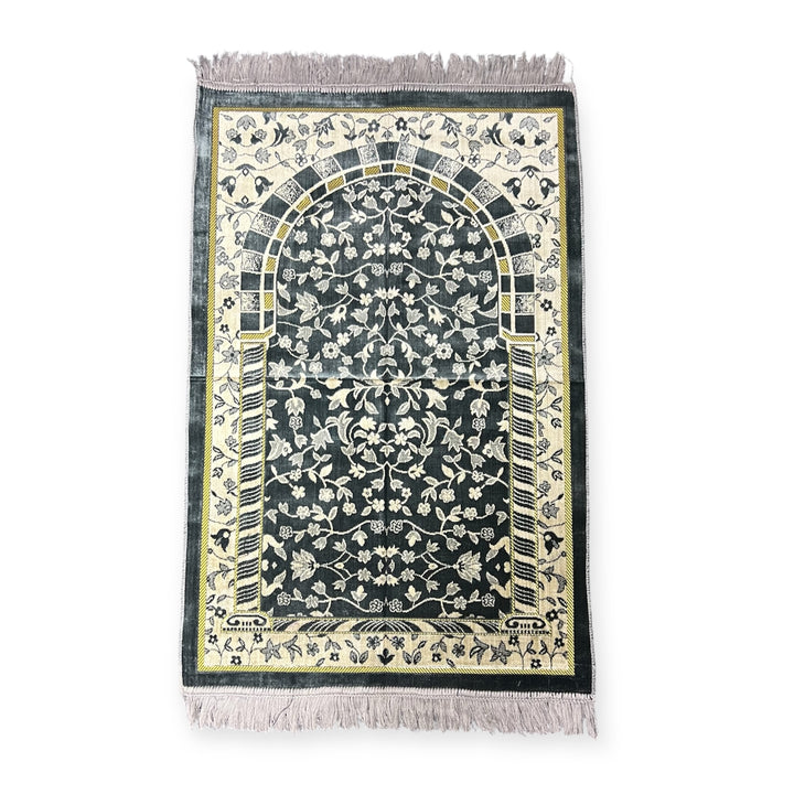 Rawda disign prayer mat sajjadah jaynamaz salah prayer rug Turklish prayer mat-TheIslamicshop.com