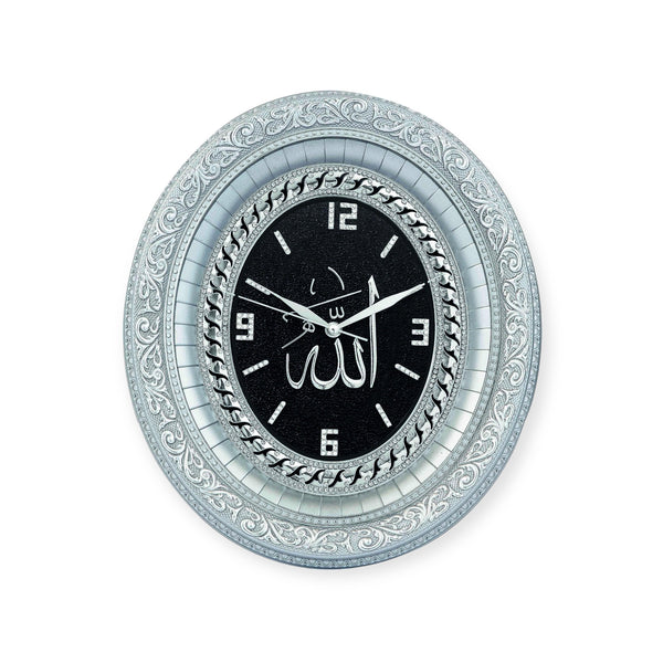 Islamic Oval Wall Clock Home Decor Allah  SA-0411