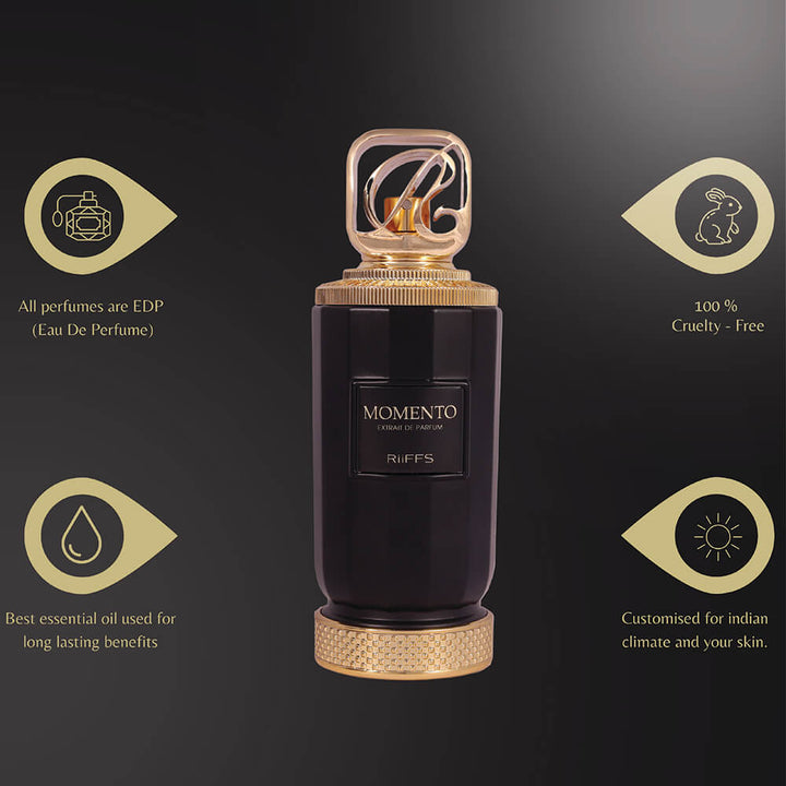 RiiFFS Momento 100 ml unisex perfume spray front view