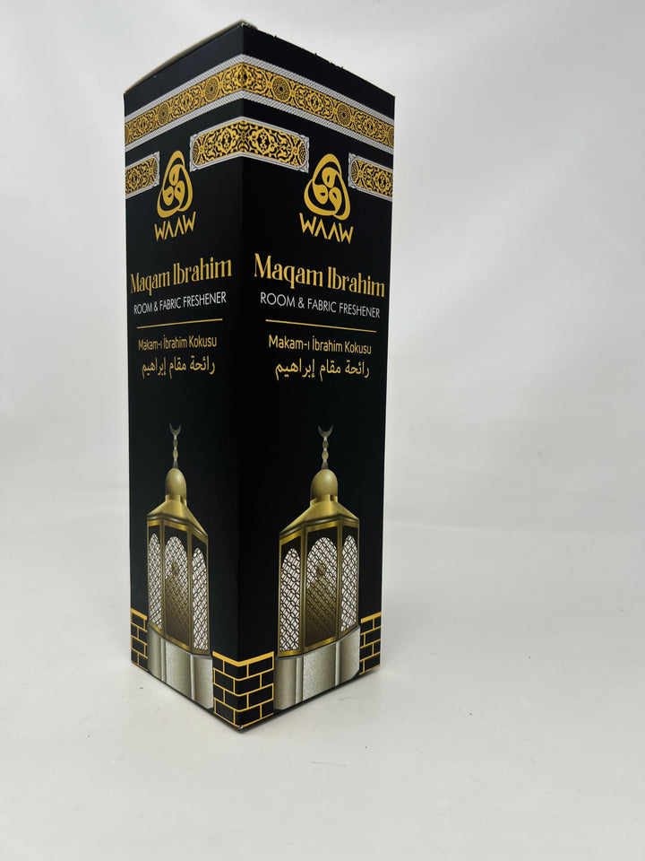 Maqam Ibrahim Room & Fabric Freshener 400ml – alcohol-free spray in decorative box