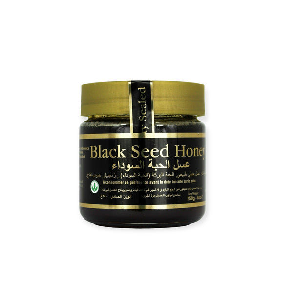 Black Seed Honey With Ginger And Pollen Seed Nigella Herbal Kalonji 250g