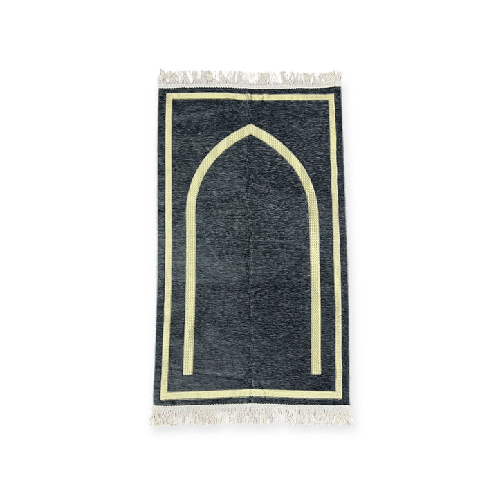 Mihrab Design Chenille Jaynamaz salah prayer rug Turkish prayer mat-TheIslamicshop.com