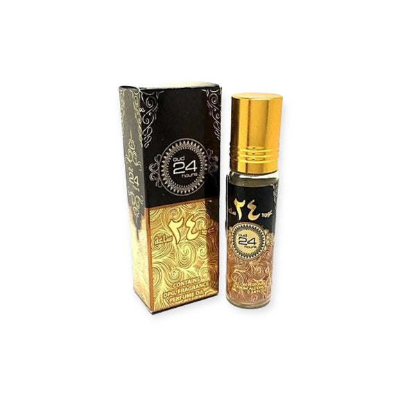 Oud 24 Hours 10ml Concentrated Perfume Oil Roll On Ard Al Zaafaran Floral Wood