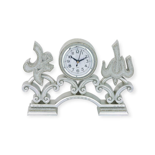 Allah Muhammad Trinket Triple Clock Silver BB-0965-1729