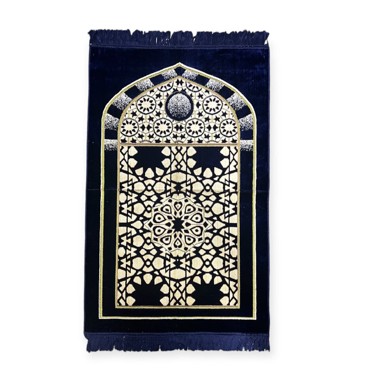 Soft Rawda disign prayer mat sajjadah jaynamaz salah prayer rug Turklish prayer mat-TheIslamicshop.com