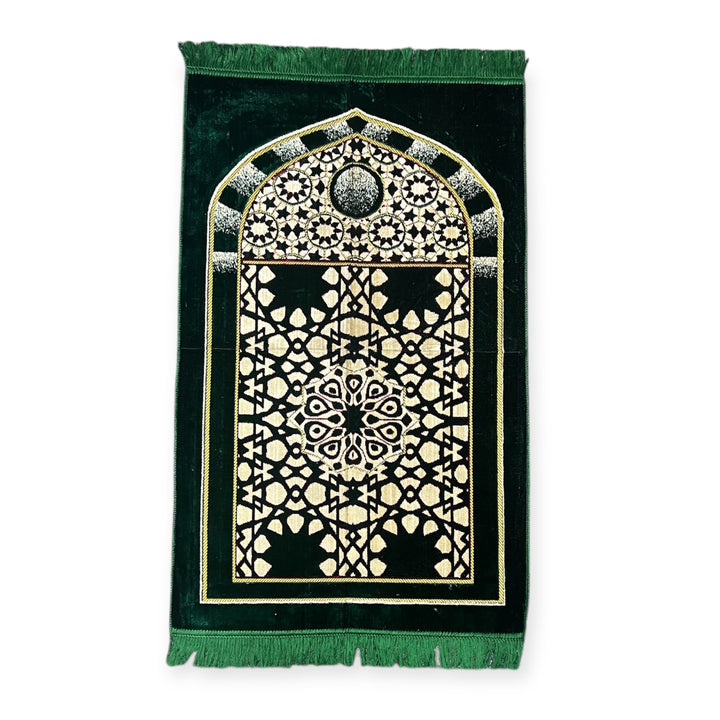 Soft Rawda disign prayer mat sajjadah jaynamaz salah prayer rug Turklish prayer mat-TheIslamicshop.com