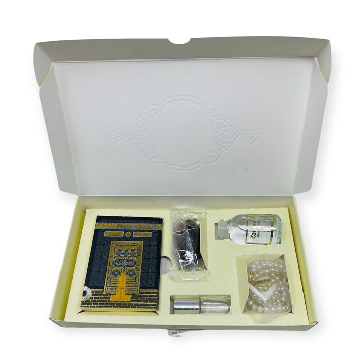 Islamic Gift Box Tasbeeh, Zamzam Water, Attar, Dates &Yaseen books careem-Theislamicshop.com