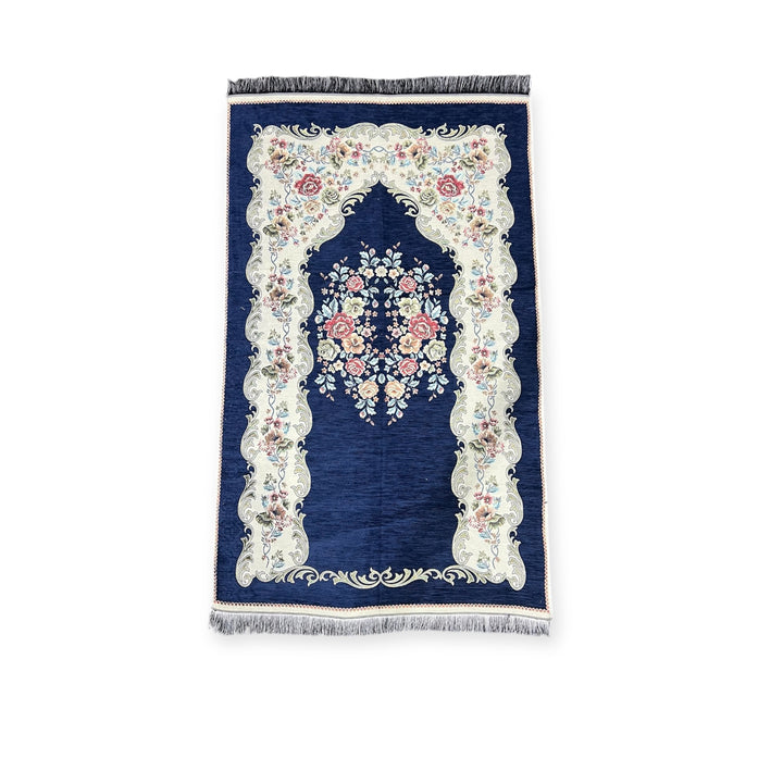 Chenille Jaynamaz salah prayer rug Turklish prayer mat Different Colour-TheIslamicshop.com