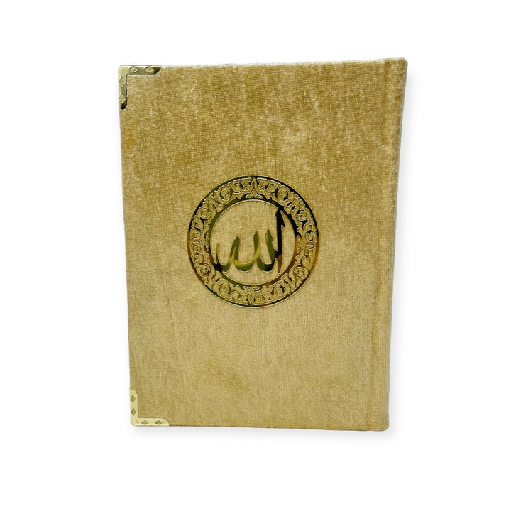 Indo Pak 15 line Quran High Quality Paper A5-20x14cm Gold-theislamicshop.com