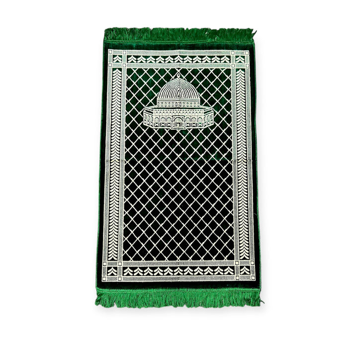 Masjid Aqsa Desgin  Prayer Mat Sajjadah Jaynamaz Salah Prayer Rug Turklish-TheIslamicshop.com