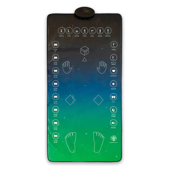 My Salah Mat for Adults - Smart Interactive Prayer Mat for Adults & Reverts Learning Surahs, Salah, Duas, & More-theislamicshop.com