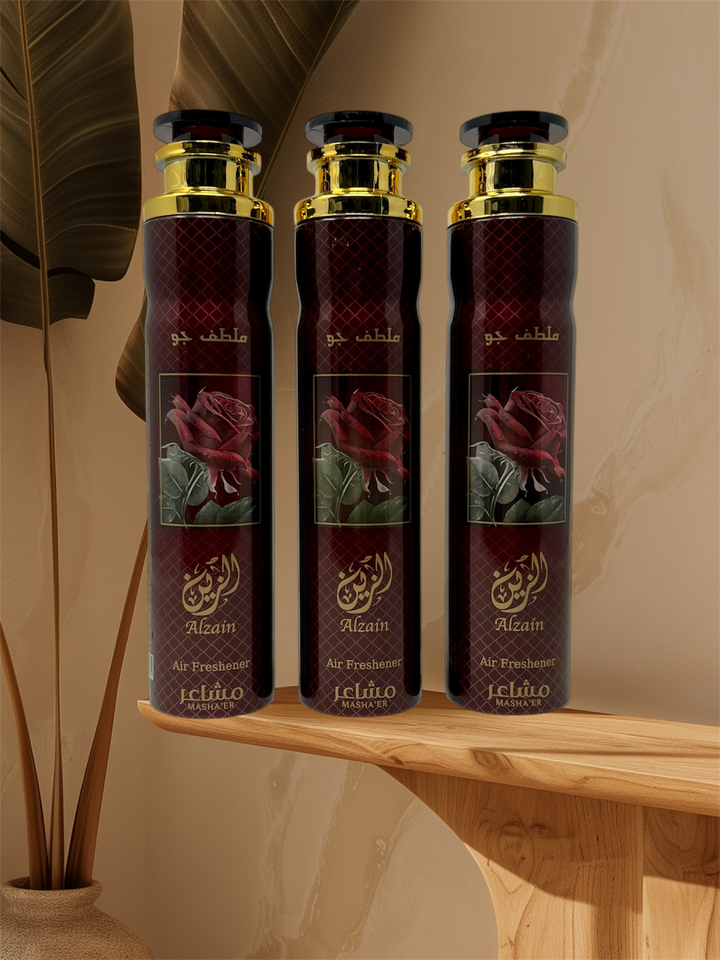 Alzain 300ml By MASHA'ER AIR FRESHENER SPRAY 300ML Pack of 3-theislamicshop.com