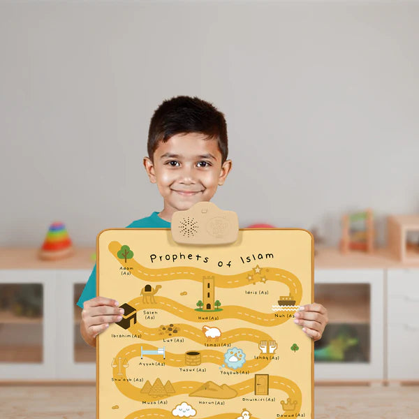 Nasheeds and quizzes feature on Prophets of Islam Interactive Wall Art