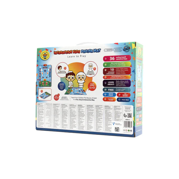 Smart Interactive Kids Prayer Mat with 36 touch-sensitive keys
