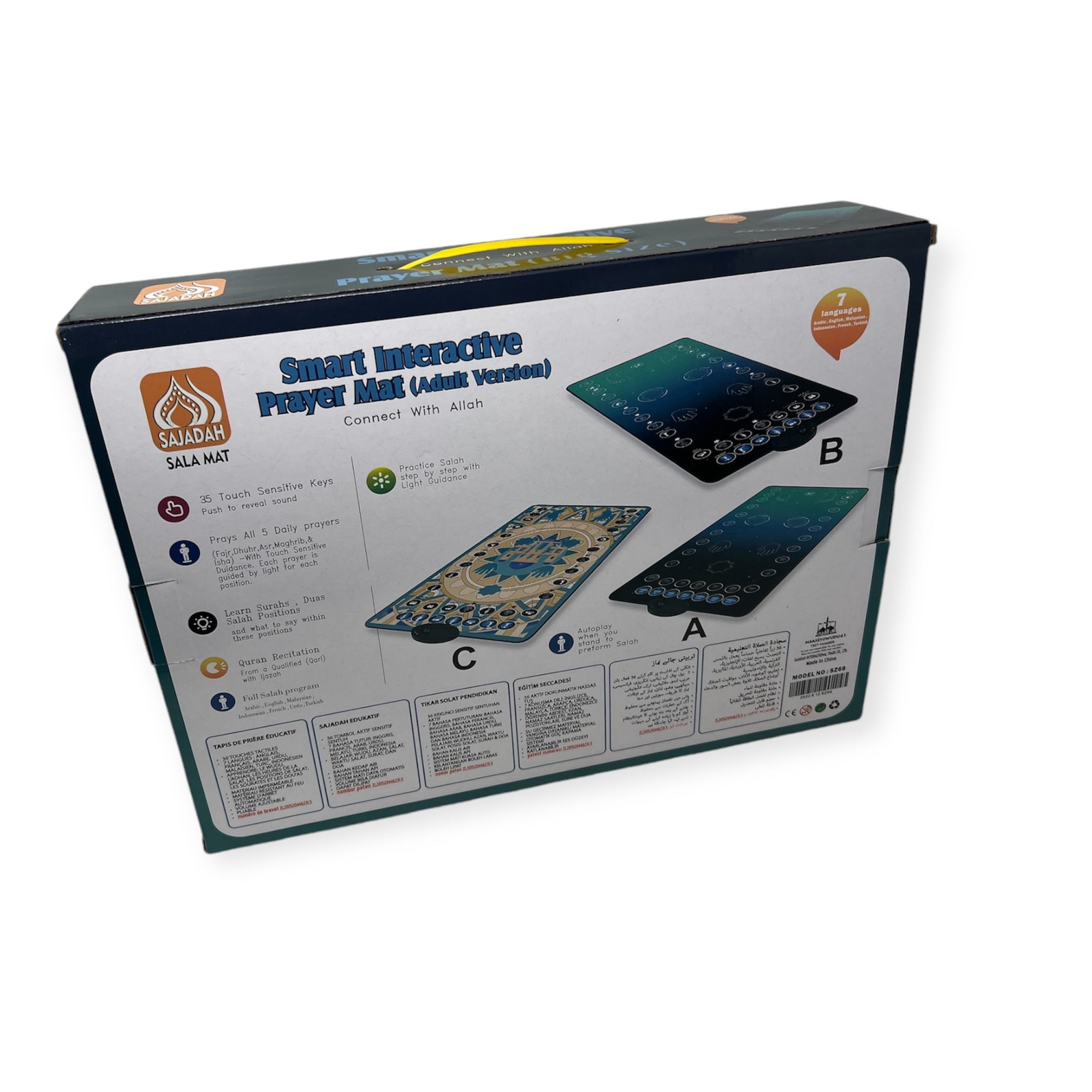 My Salah Mat for Adults - Smart Interactive Prayer Mat for Adults ...