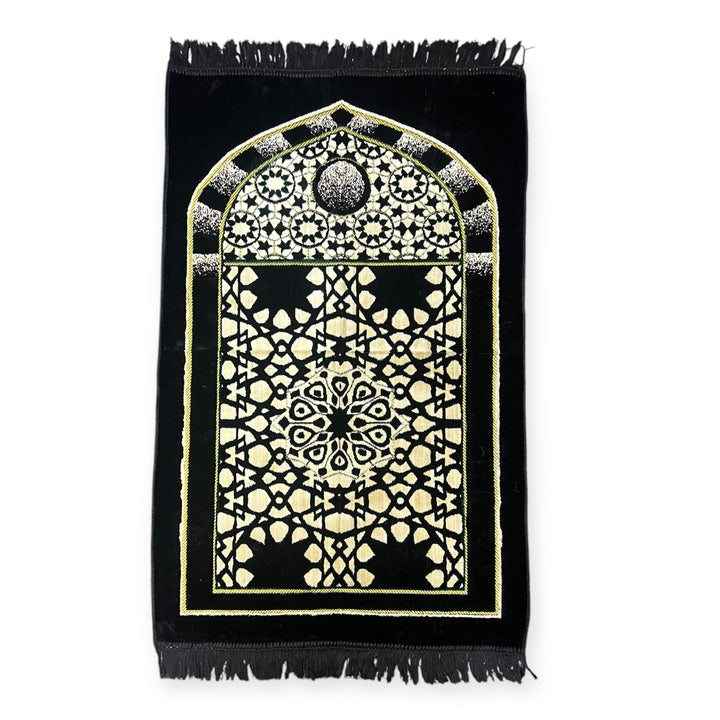 Soft Rawda disign prayer mat sajjadah jaynamaz salah prayer rug Turklish prayer mat-TheIslamicshop.com